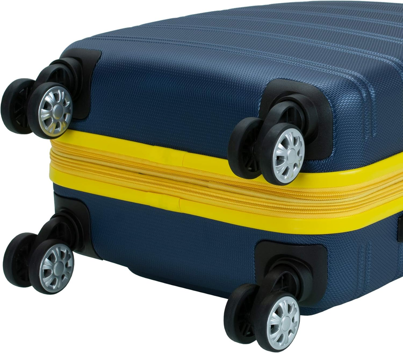 Melbourne Hardside Expandable Carry On Spinner Luggage 20" Navy Travel Bag11