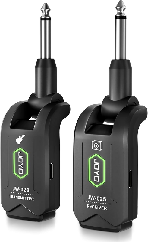 5.8GHz Wireless Guitar System Transmitter Receiver 4 Ch Rechargeable 20M10