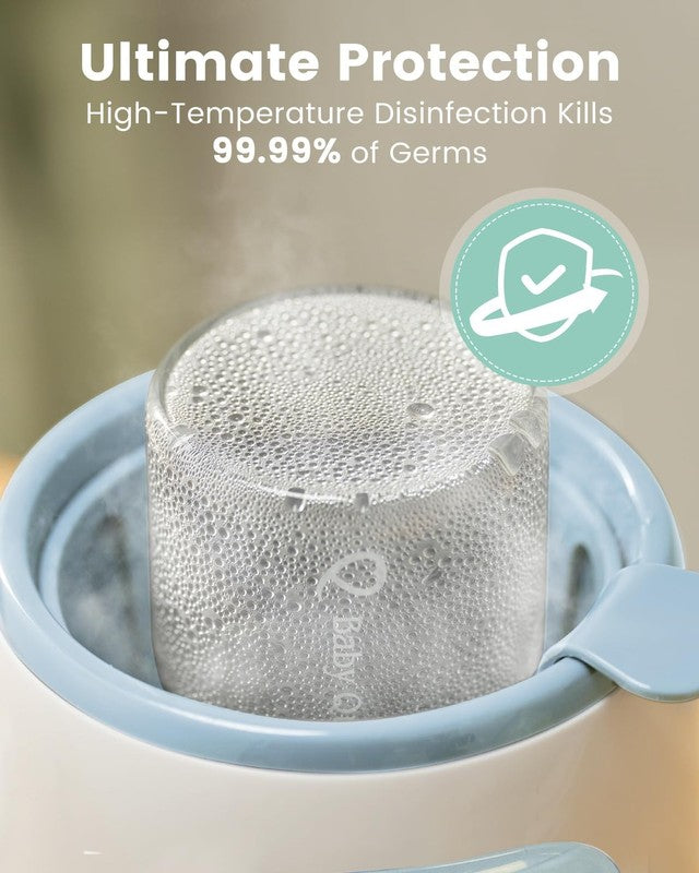 8-in-1 Fast Baby Bottle Warmer w/ Timer, Milk & Formula Heater Blue7