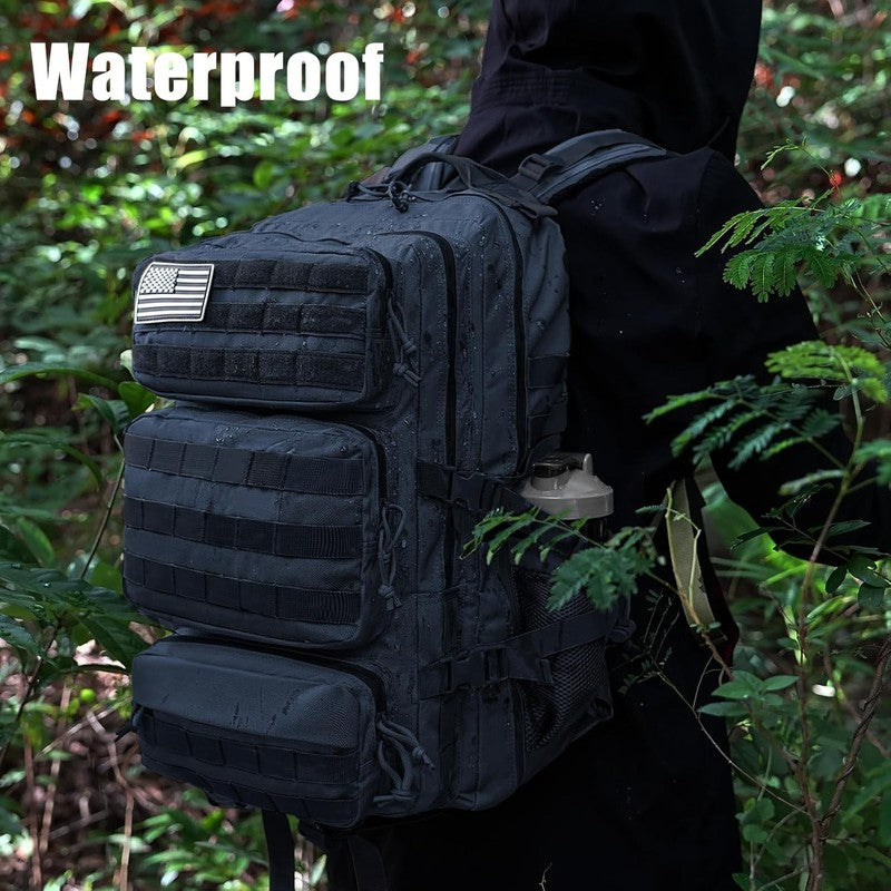 50L Military Tactical Backpack MOLLE Army Assault Bug Out Bag Water Resistant Br1