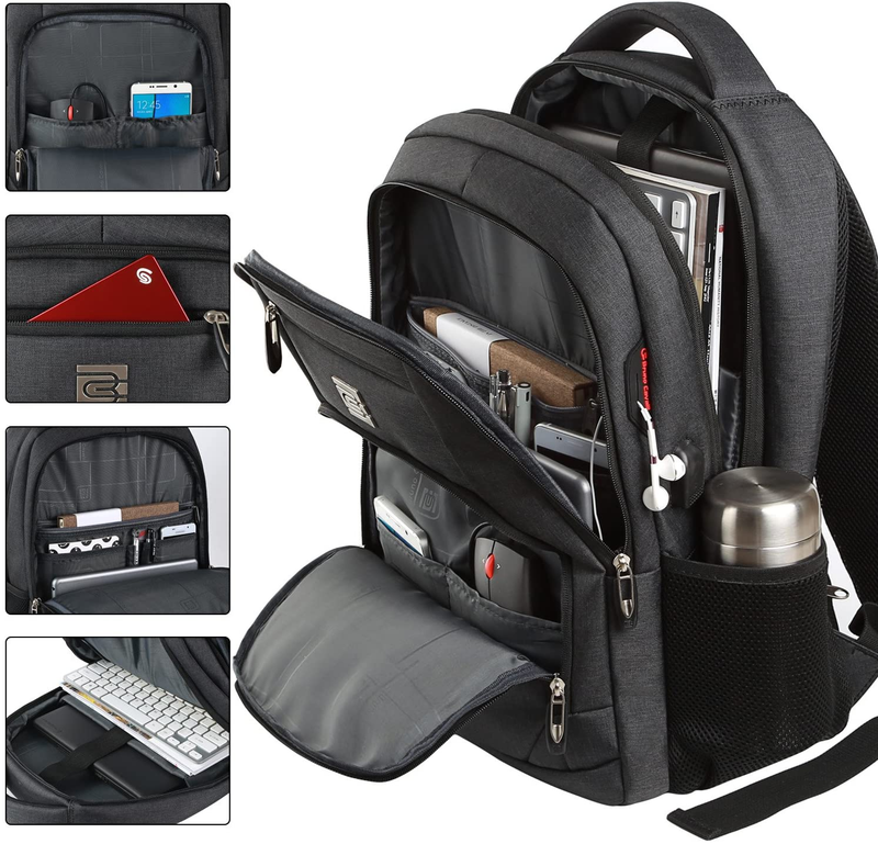 Laptop Backpack,Business Travel anti Theft Slim Durable Laptops Backpack with US1