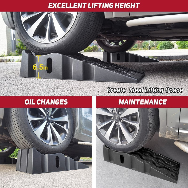 Heavy Duty Vehicle Ramp Set, 12,000Lb GVW3