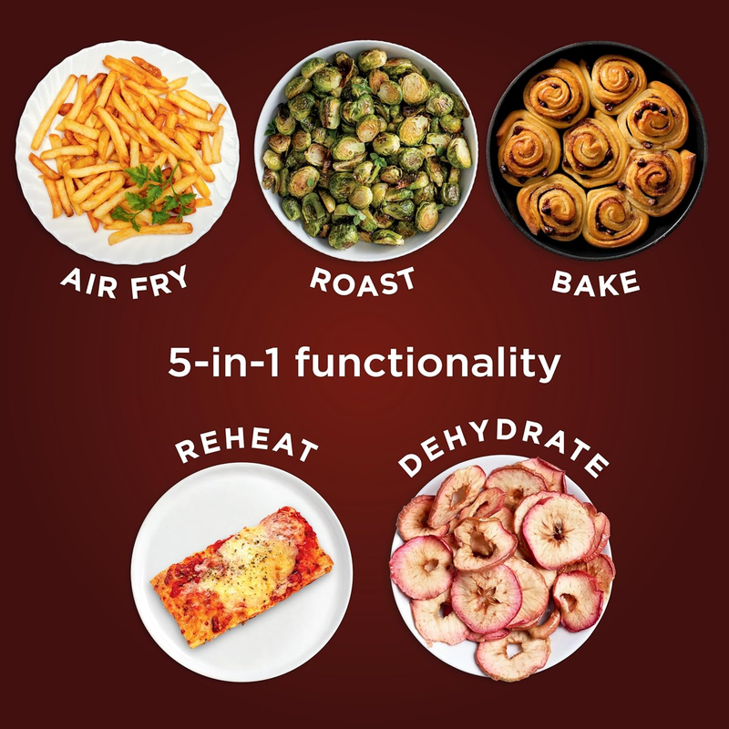 Ninja AF150AMZ XL 5.5QT Air Fryer 5 in 1 Roast Bake Reheat Dehydrate1