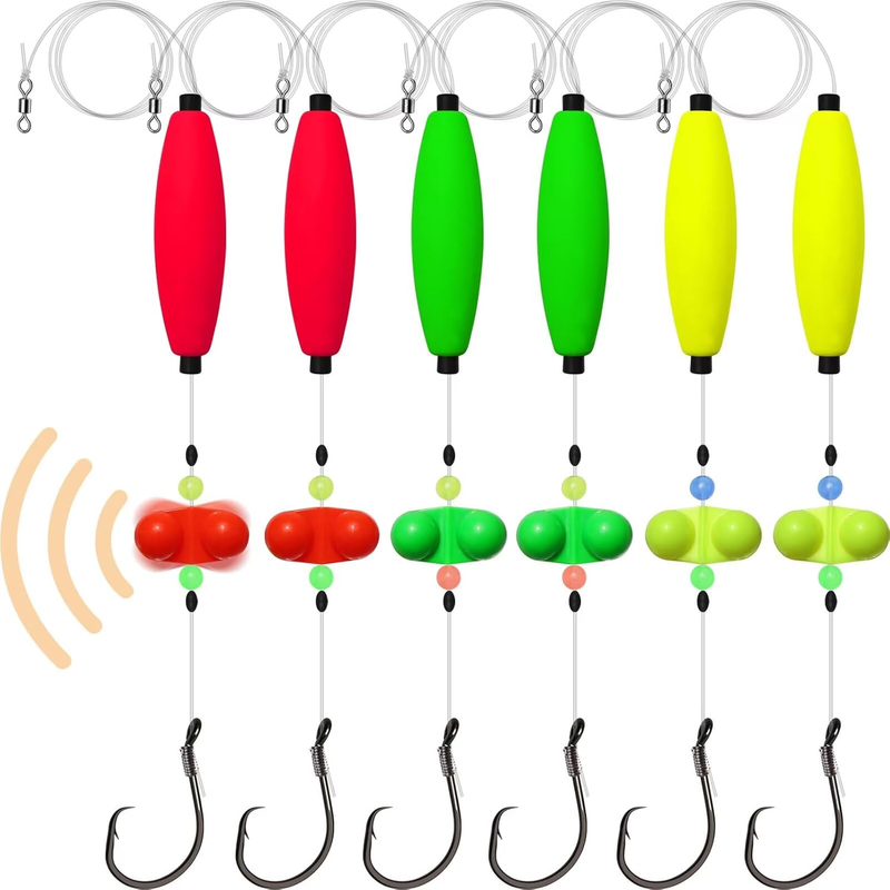 Santee Catfish Rigs with Circle Hooks - 3 or 6 Pack Options Available10