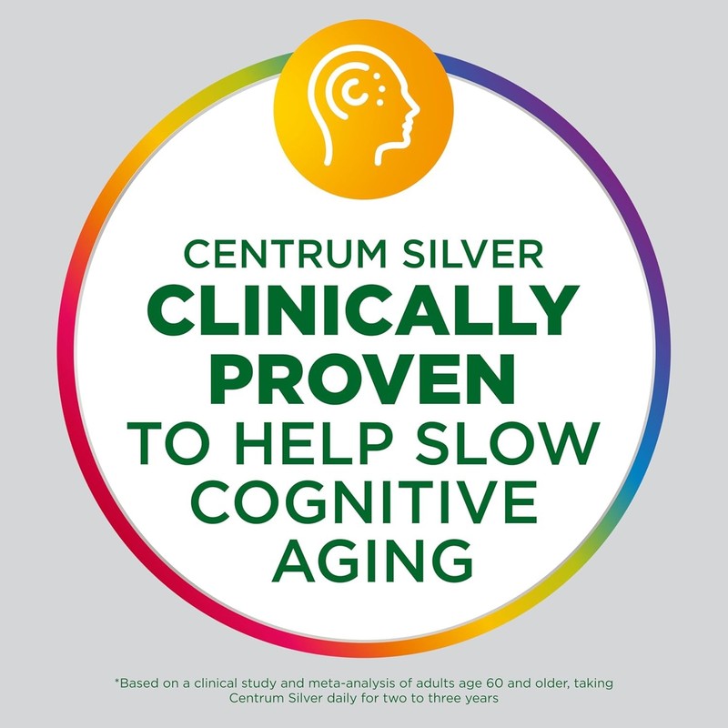 Minis Silver Multivitamin 50+ for Memory & Cognition - 320 Gluten-Free Tablets5