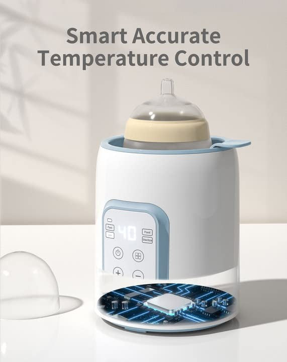 8-in-1 Fast Baby Bottle Warmer w/ Timer, Milk & Formula Heater Blue5