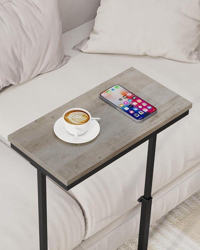 Greige End Table Side Sofa Table Tall Couch Table Living Room Bedroom7