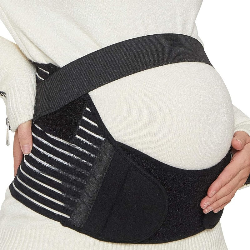 Pregnancy Belly Band Maternity Belt, Back/Abdomen/Waist/Pelvis Support (Size M, 8