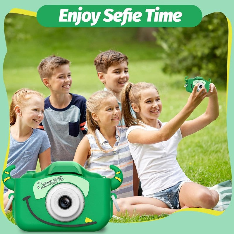 Kids Digital Video Camera Toy w/ Cartoon Cover 32GB SD Card Ages 3 84