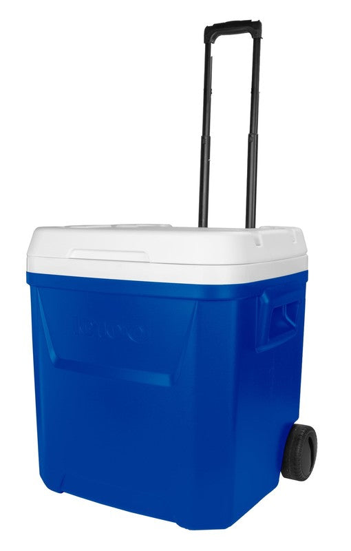 60 QT Laguna Ice Chest Cooler with Wheels, Blue10