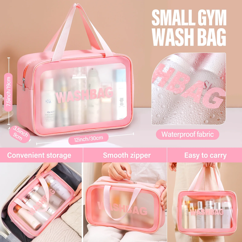 Gym Bag Women Shoe Compartment Dry Wet Travel Weekender Overnight Pink3