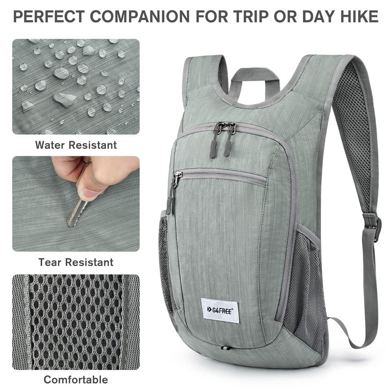 10L/15L/20L Hiking Backpack Lightweight Packable Hiking Daypack Small Travel Out2