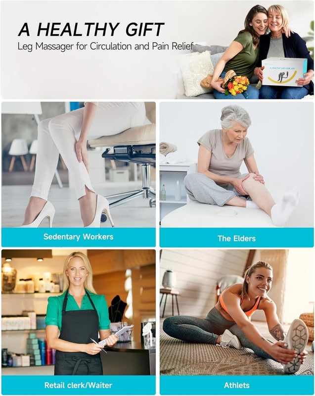Leg & Foot Massager with Heat & Compression for Pain, Circulation & Gifts6