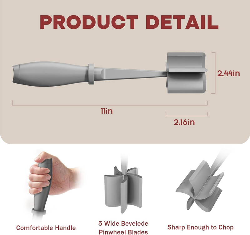 Meat Chopper Hamburger Grinder Ground Beef Smasher Nylon Kitchen Tool1