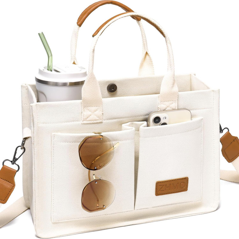 Canvas Tote Bag for Women,Women'S Bags Crossbody Bags Work Laptop Tote Bag Large10