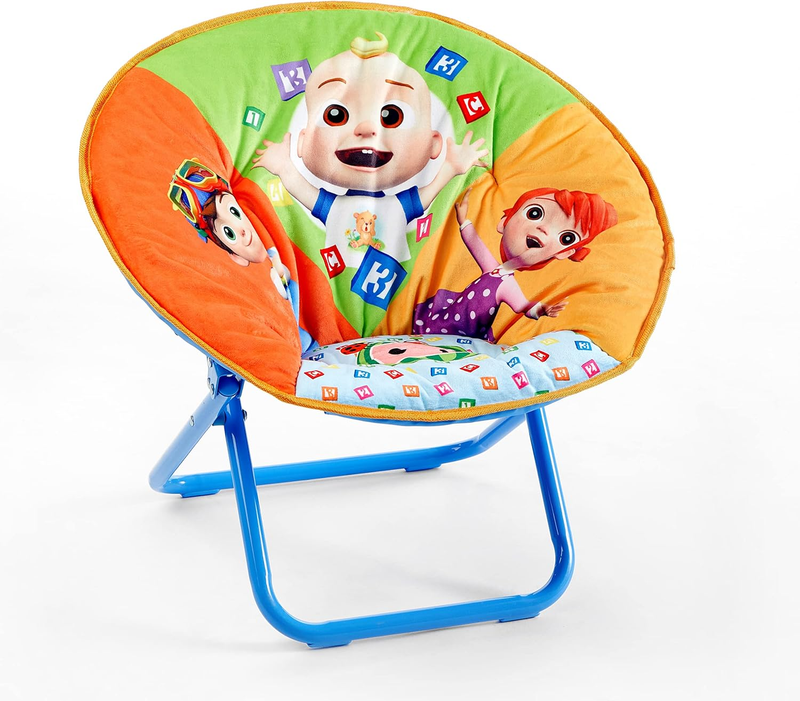 Cocomelon Saucer Chair, Relaxing, Foldable, Polyester0