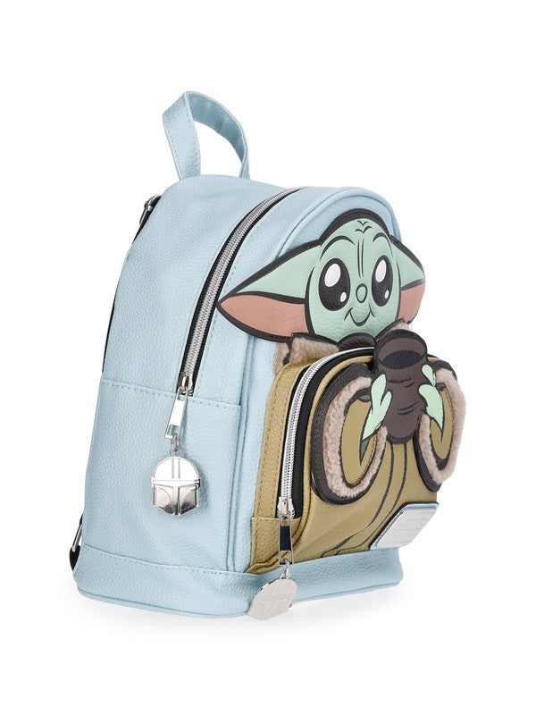 Star Wars Mandalorian Grogu Women'S 10.5" Mini Backpack, Mint1