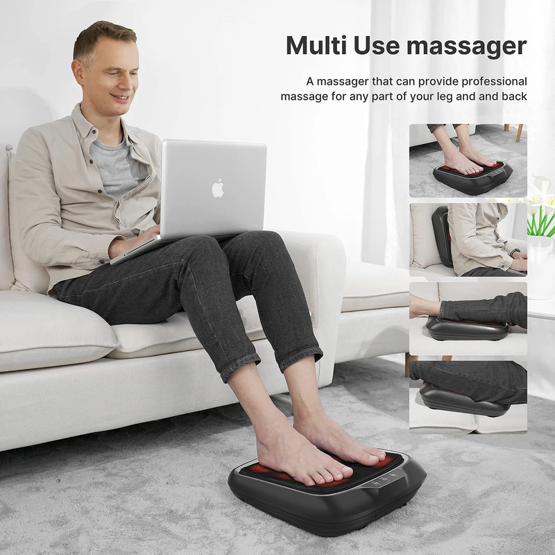 Foot Massager with Heat,Shiatsu Foot Massager for Circulation, Back Massager, Fo9