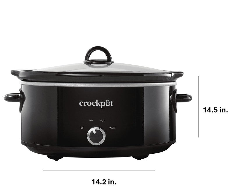 Manual 7-Quart Slow Cooker, Black7