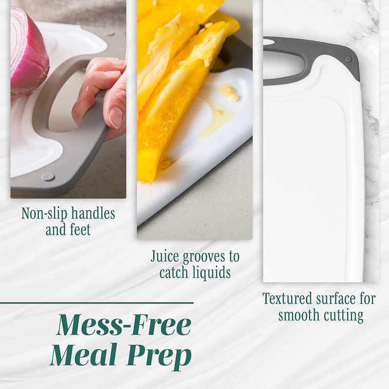 Cutting Boards for Kitchen - Bpa-Free Chopping Board - Different Sizes & Non Sli2