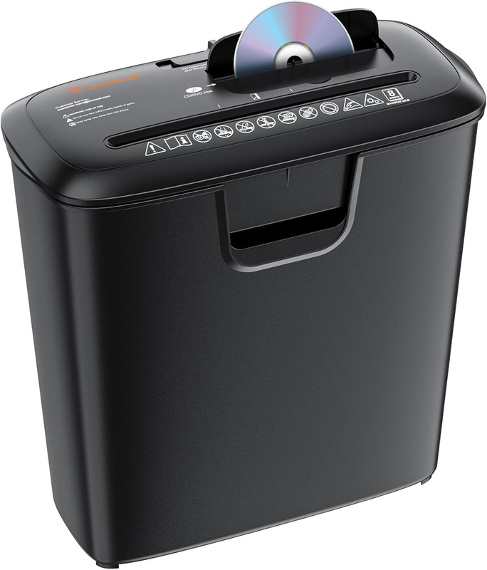 8 Sheet Strip Cut Paper Shredder Home Office CD/Credit Card Overheat Protection10