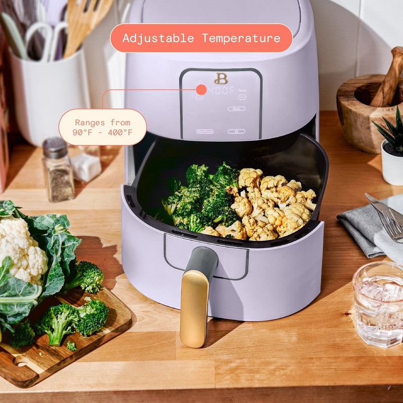 6 Qt Air Fryer w/ Turbocrisp Technology Evergood Ceramic Nonstick Lavender8
