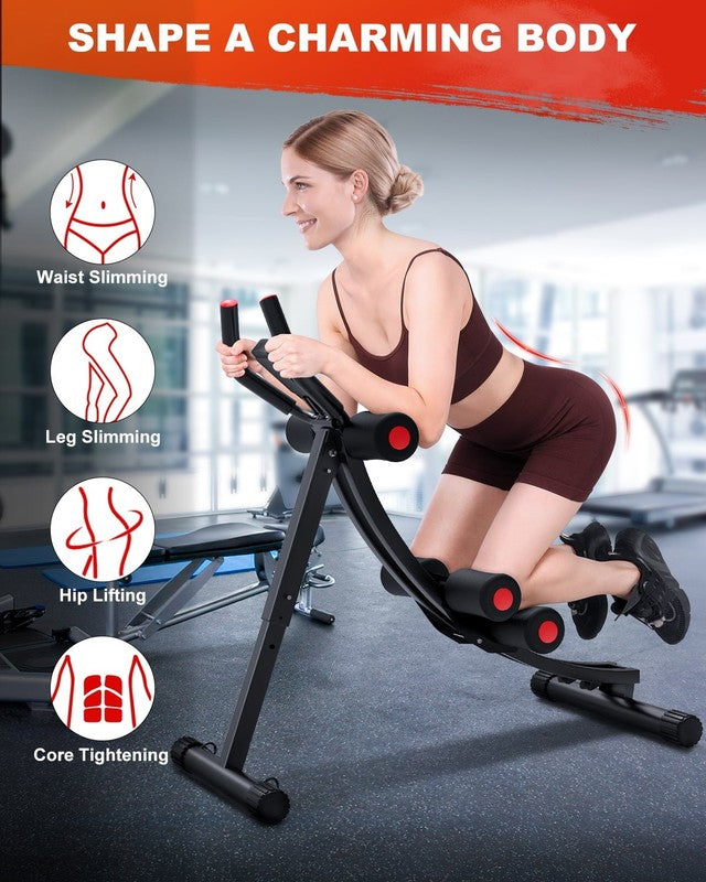 Foldable Ab Machine, Ab Workout Equipment for Home Gym,Core & Abdominal Trainer 2