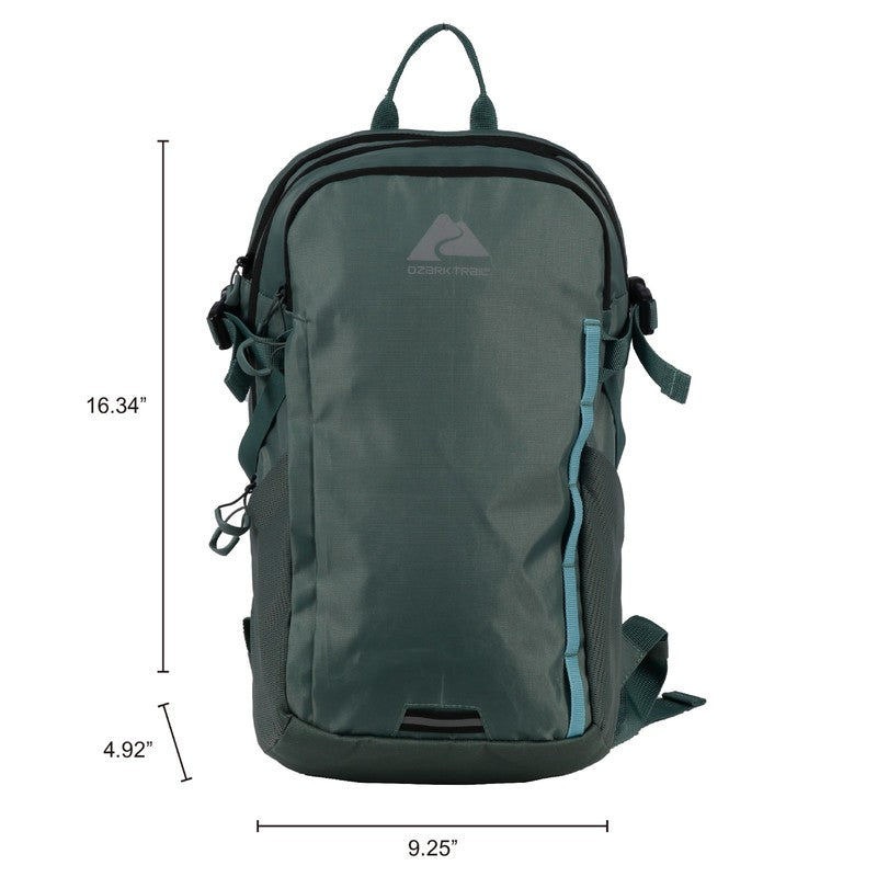 14L Juniper Daypack Backpack Polyester Green Adult Teen5