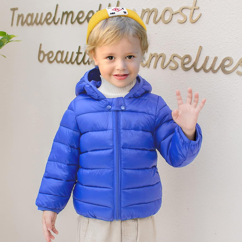 Toddler Baby Winter Coat Bear Hood Puffer Jacket 6M 3T Boys Girls Warm2