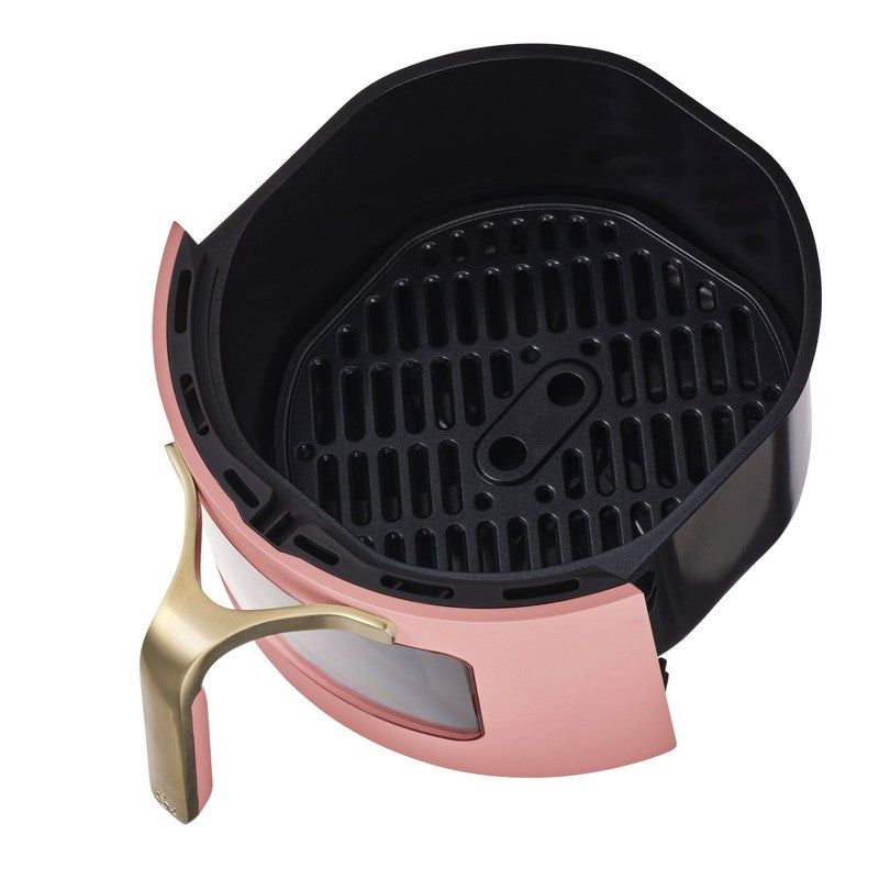 6QT Air Fryer with Thymecrisp Ceramic Nonstick Basket Faded Rose10