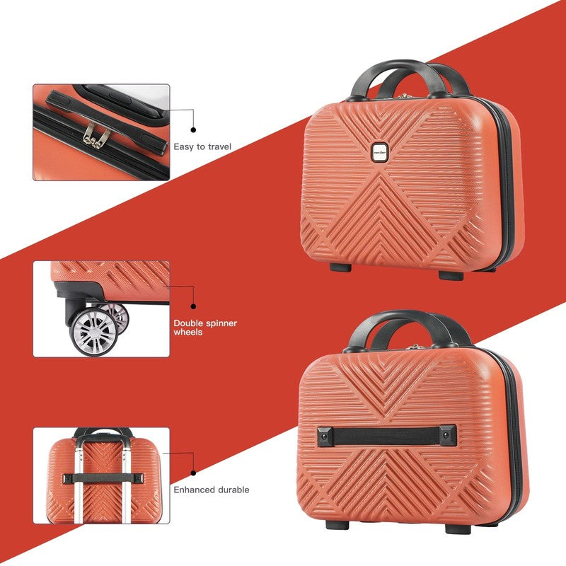 Luggage Sets 2 Piece Suitcase Set (14/20/)Hardside Suitcase with Spinner Wheels 6