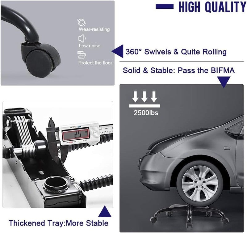 Ergonomic High Back Gaming Chair with Lumbar Support for Office & PC Use6