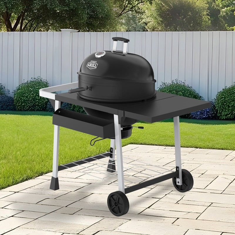 Kettle Cart with Pizza Accessories and Warming Rack0