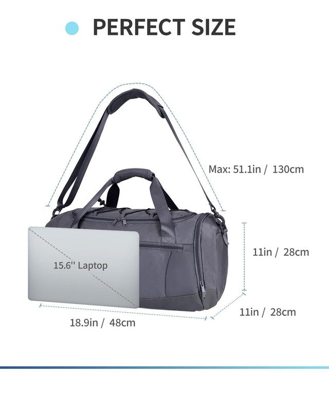 Gym Bag for Men Large Capacity Duffel Bags with Shoe Compartment Tote with Troll2
