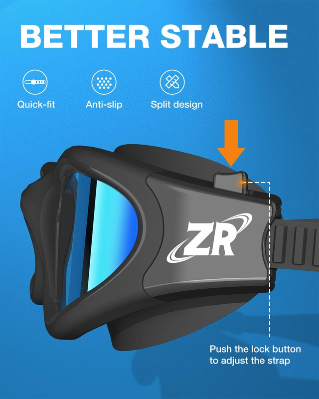 Swim Goggles, Upgraded G1 Polarized Swimming Goggles Anti-Fog for Adult Unisex5