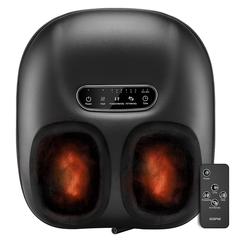 Shiatsu Foot Massager with Heat for Neuropathy Tired Foot Blood Circulation, FSA0