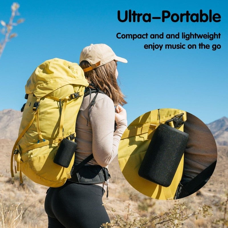 Musibaby 24H Bluetooth Speaker, Waterproof, Dual Pairing, Deep Bass, Black7