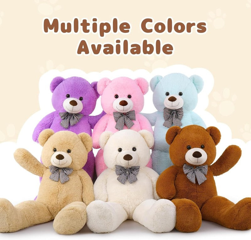 Giant Teddy Bear Big 4 Feet Stuffed Animal Stuffed Bear Baby Shower Life Size La8