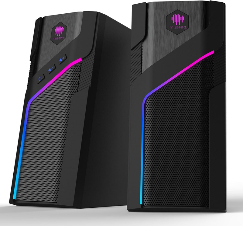 W 206RE RGB Gaming Speakers Bluetooth USB PC Stereo 21 LED Modes8