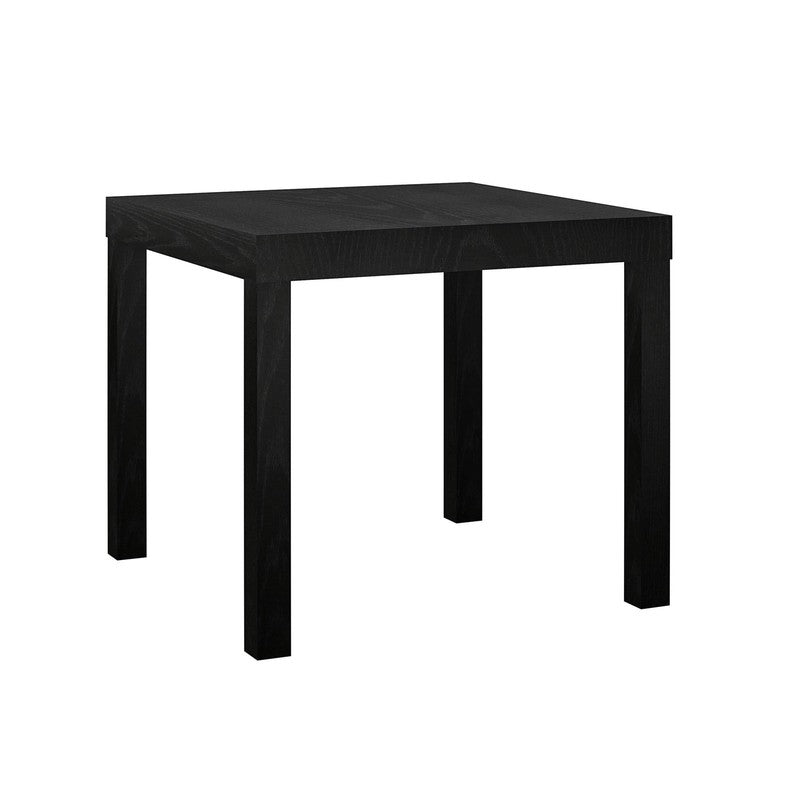 (4 Pack)  Parsons End Table, Black Oak6