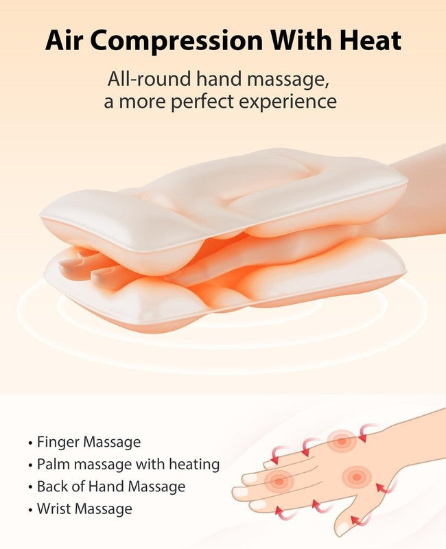Upgraded Hand Massager w/ Heat Compression Cordless Arthritis Carpal Tunnel1