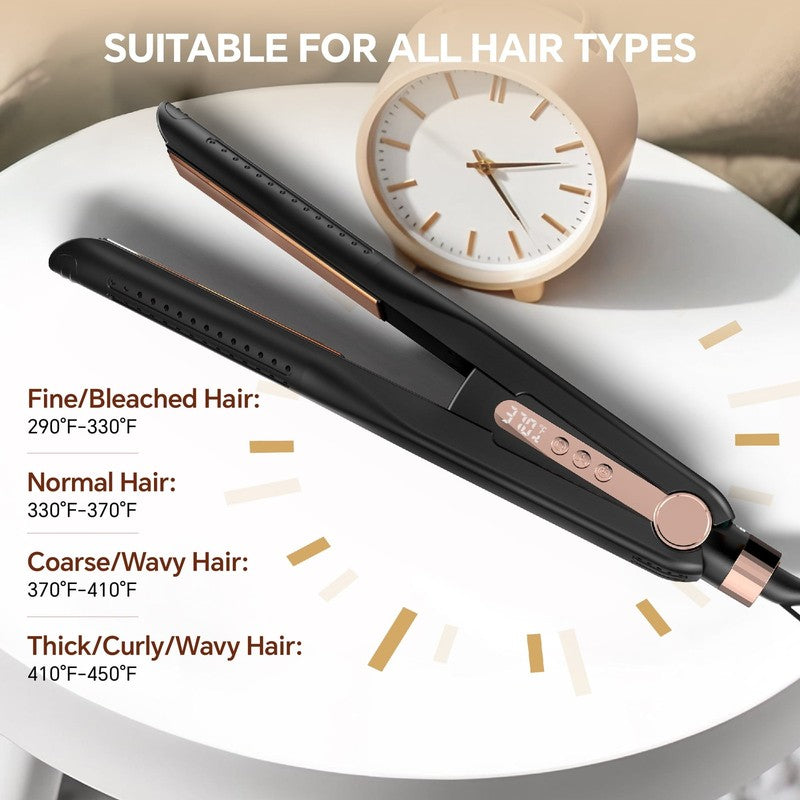 Airflow Styler Hair Straightener 1 Inch Curling Wand Cool Air Flat Iron5