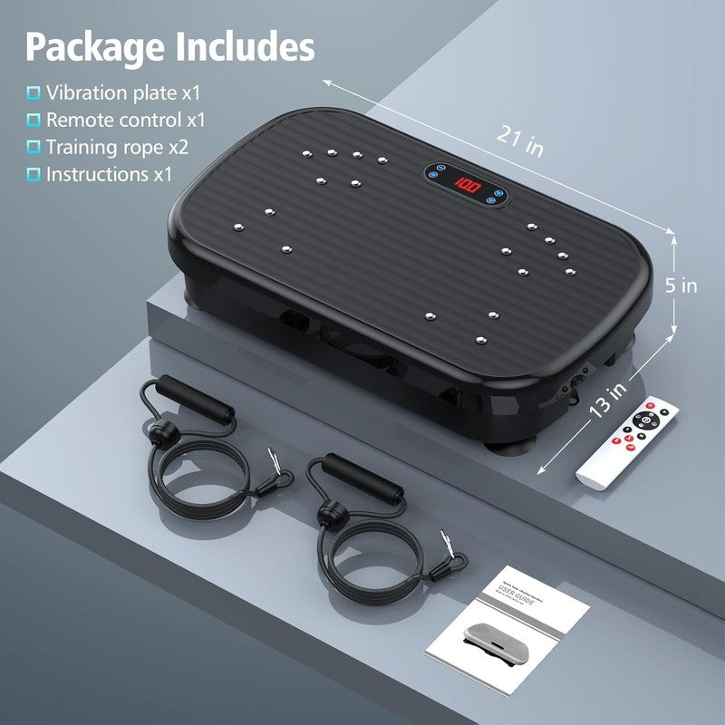 Vibration Plate Exercise Machine 330lbs Whole Body Weight Loss Toning7