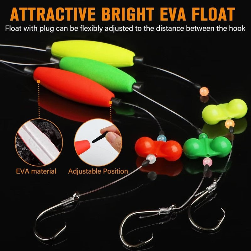 Santee Catfish Rigs with Circle Hooks - 3 or 6 Pack Options Available4