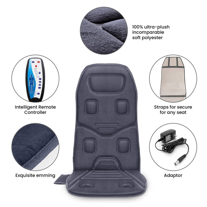 Back Massager with Heat, Massage Seat Cushion for Back Pain Relief, Chair Massag5