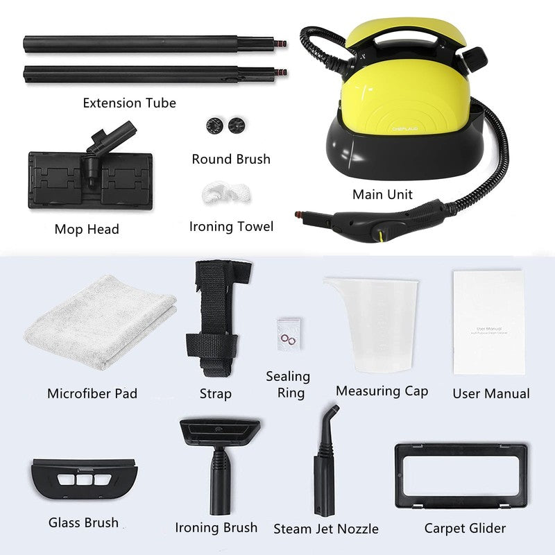 1500W Steam Mop Multi-Purpose Handheld Steam Cleaner with Accessories for Home4