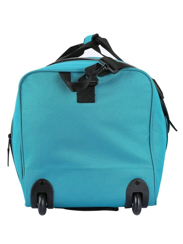 28 Inch Large Collapsible Rolling Duffel Bag Teal6