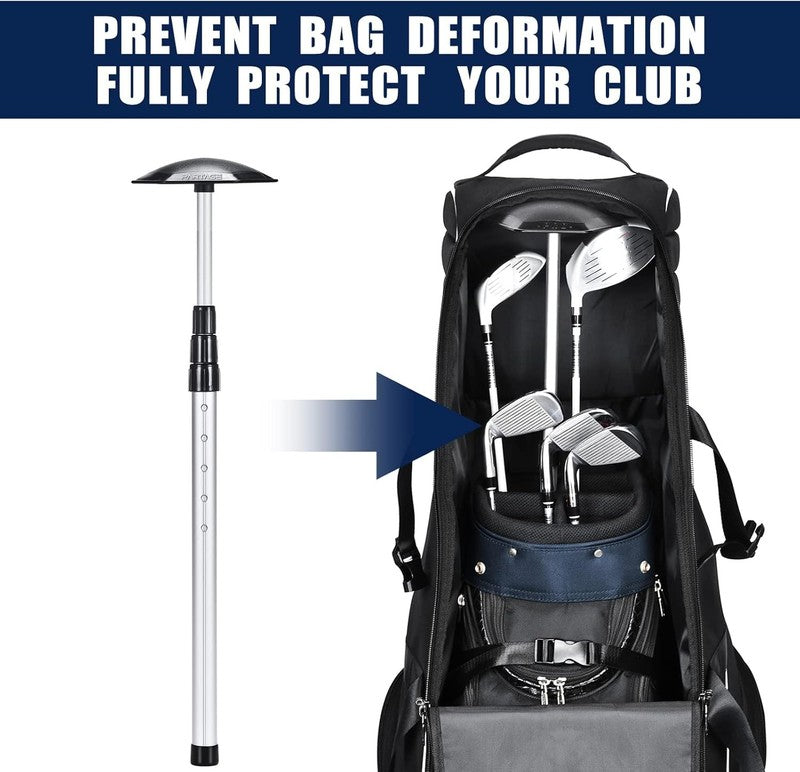 Golf Travel Bag w Wheels 900D Heavy Duty Oxford Airline Case Black2