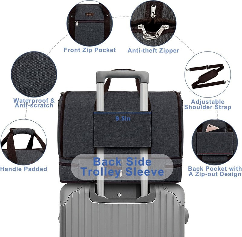 Garment Duffle Bag for Travel   Convertible Carry on Garments Duffel Bags Travel4