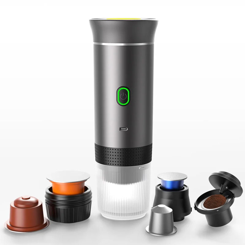 Portable 3 in 1 Espresso Maker 20 Bar Self Heating USB C Travel Coffee Machine10